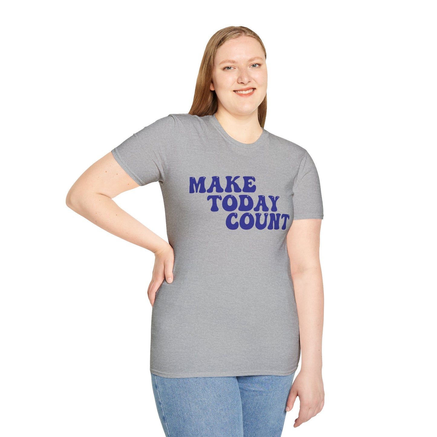 Make Today Count T-Shirt - Blue