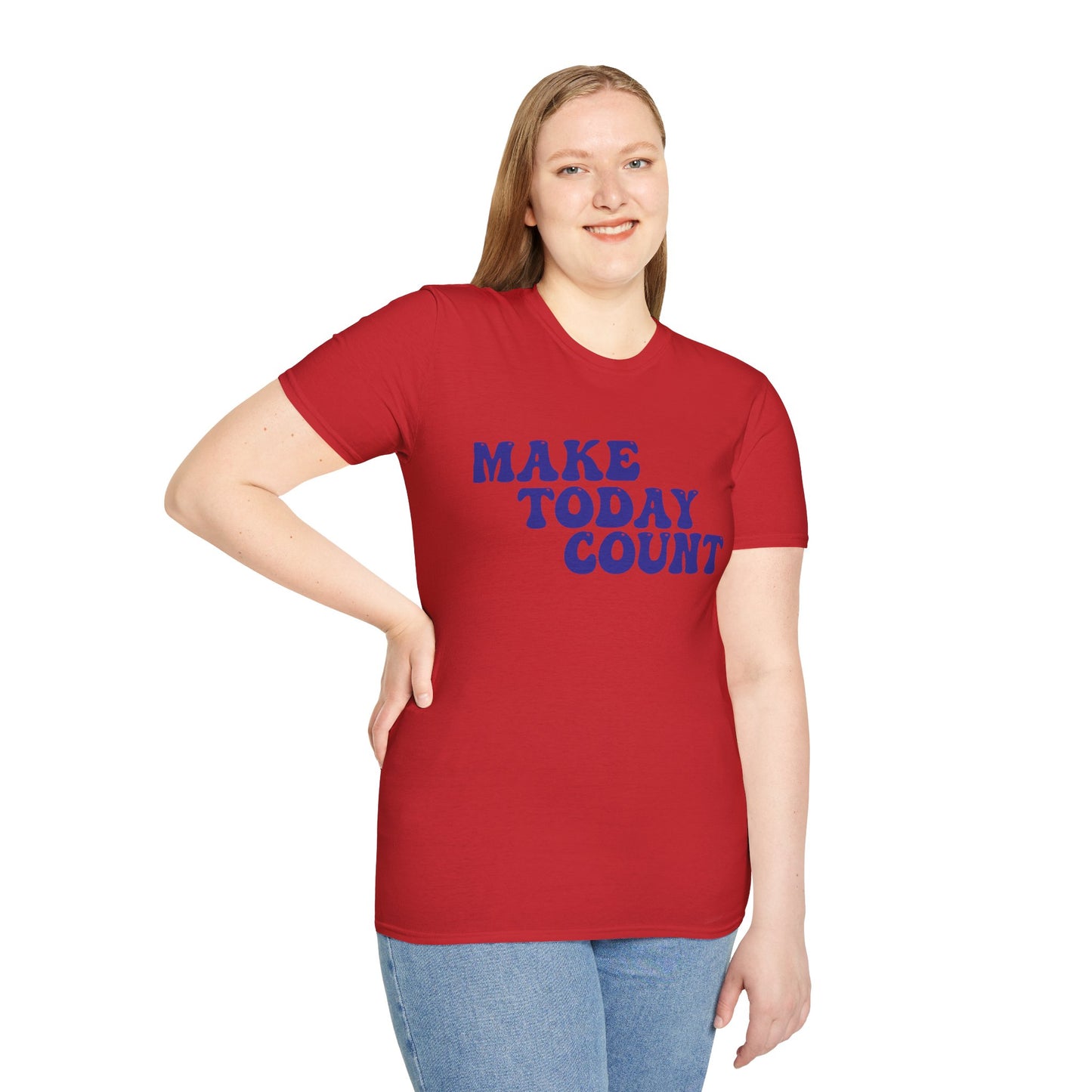 Make Today Count T-Shirt - Blue