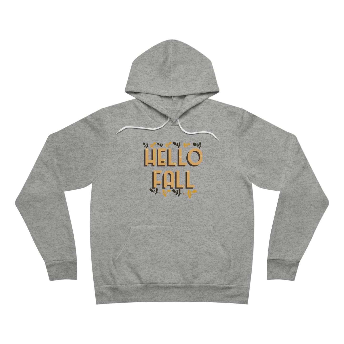 Hello Fall Sponge Fleece Pullover Hoodie