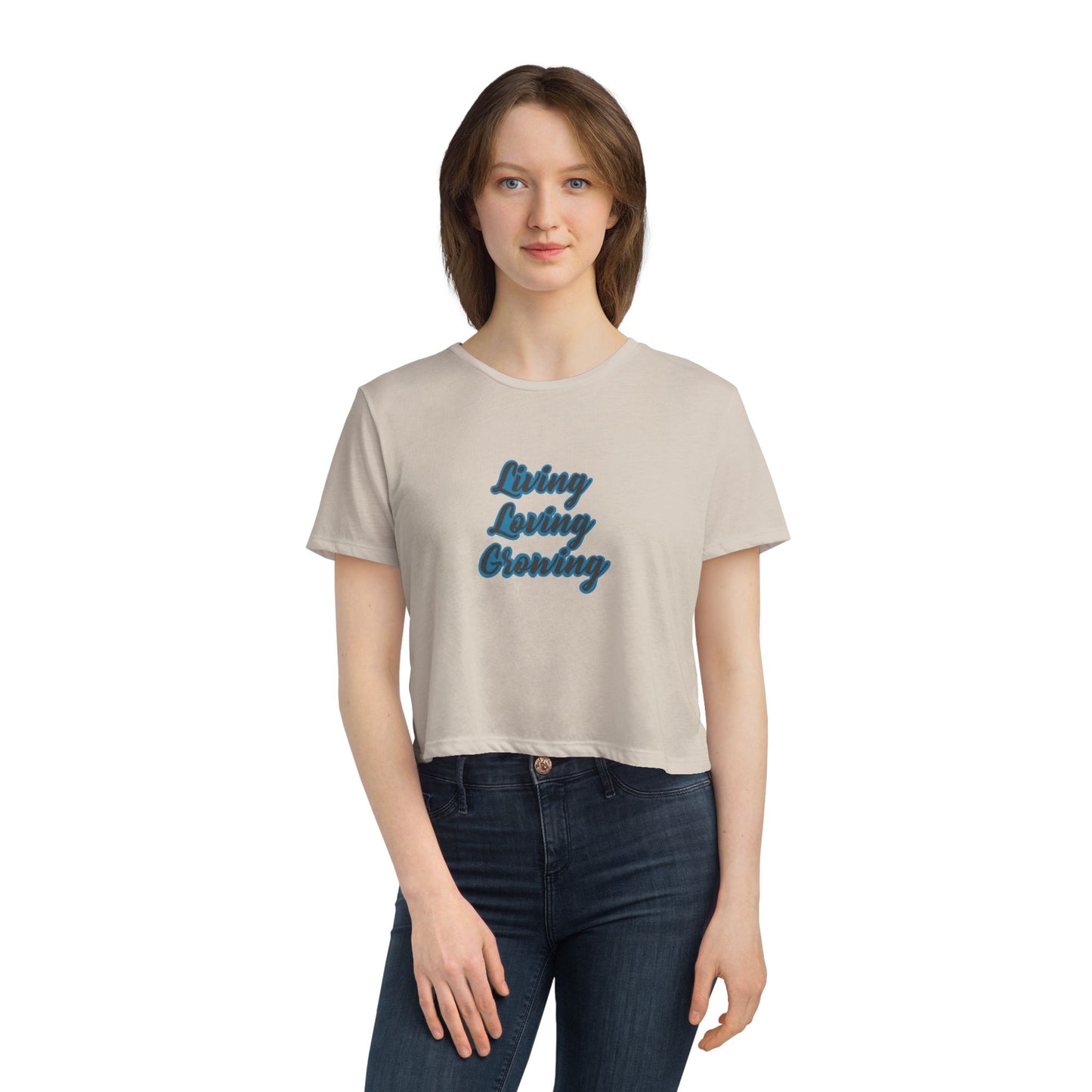 Living, Loving Grwoing Crop Tee