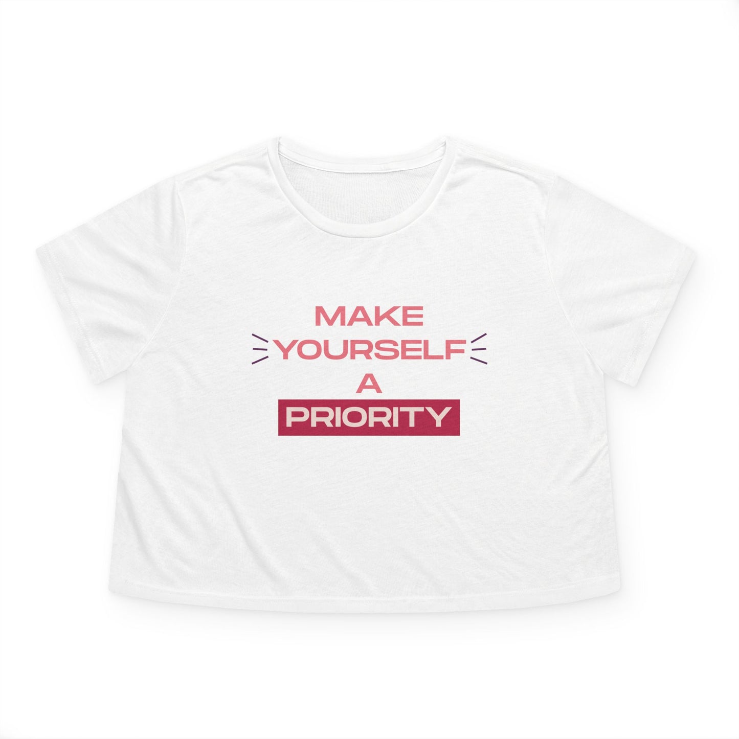 Make Yourself A Priority Crop Tee