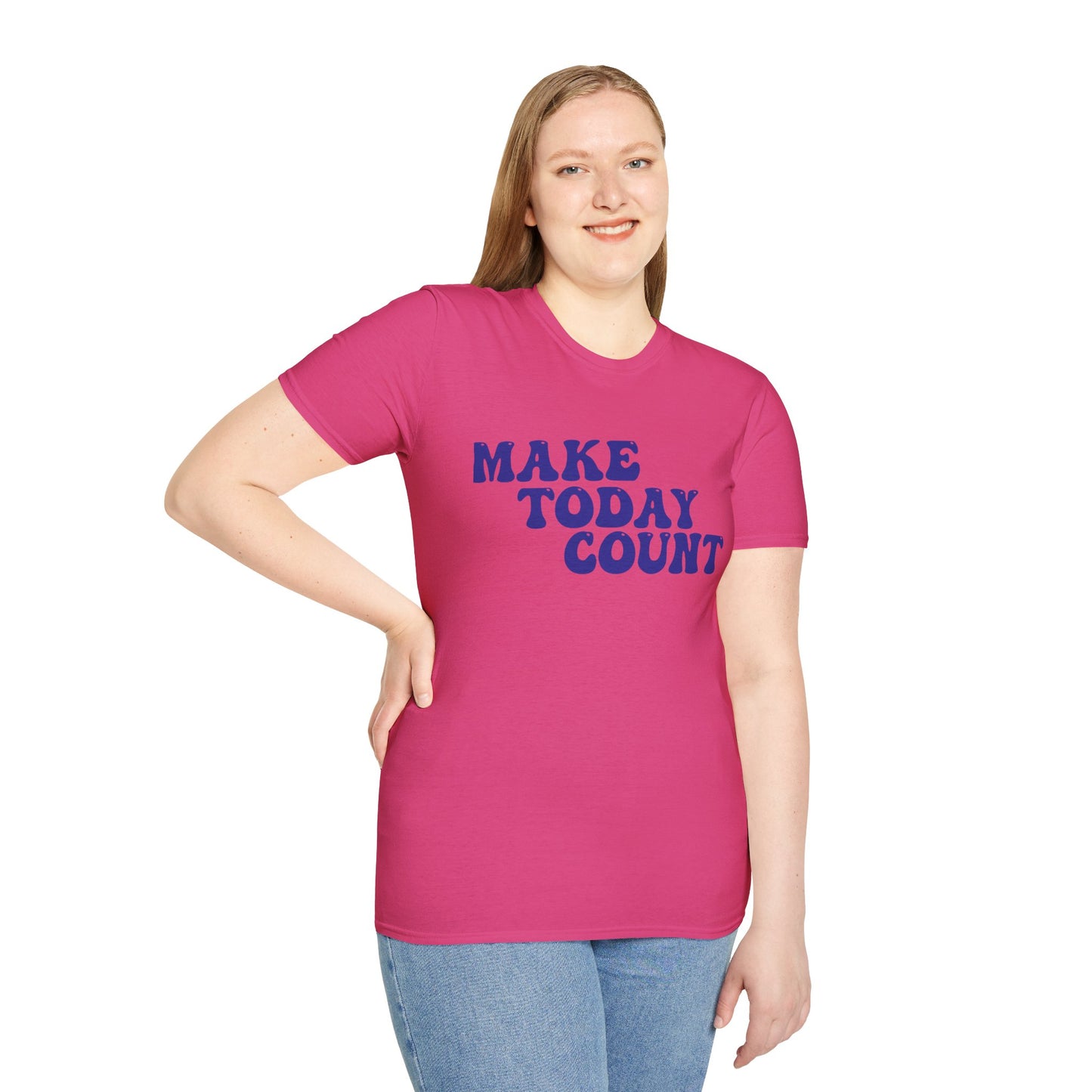 Make Today Count T-Shirt - Blue