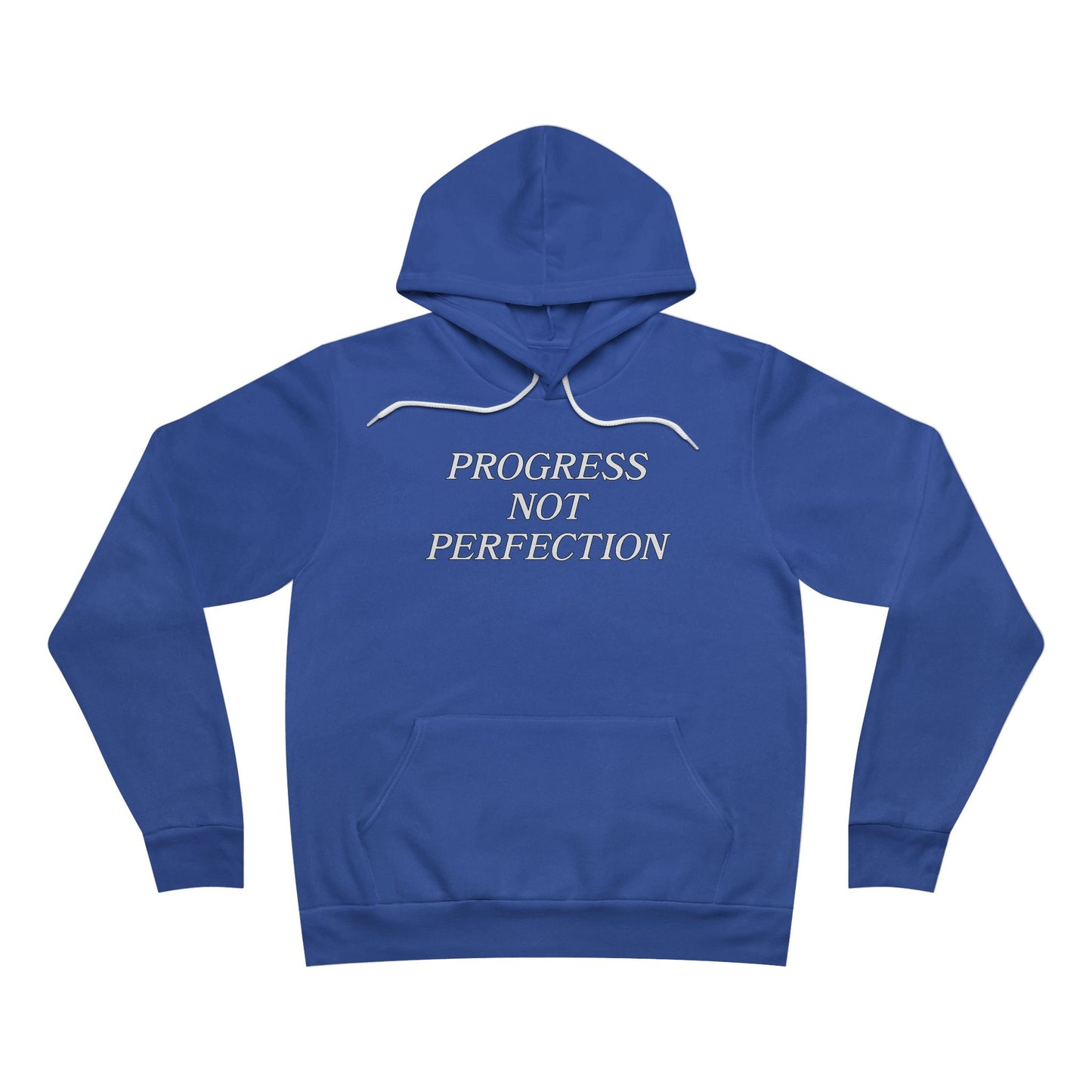 Progress Not Perfection Unisex Sponge Fleece Pullover Hoodie