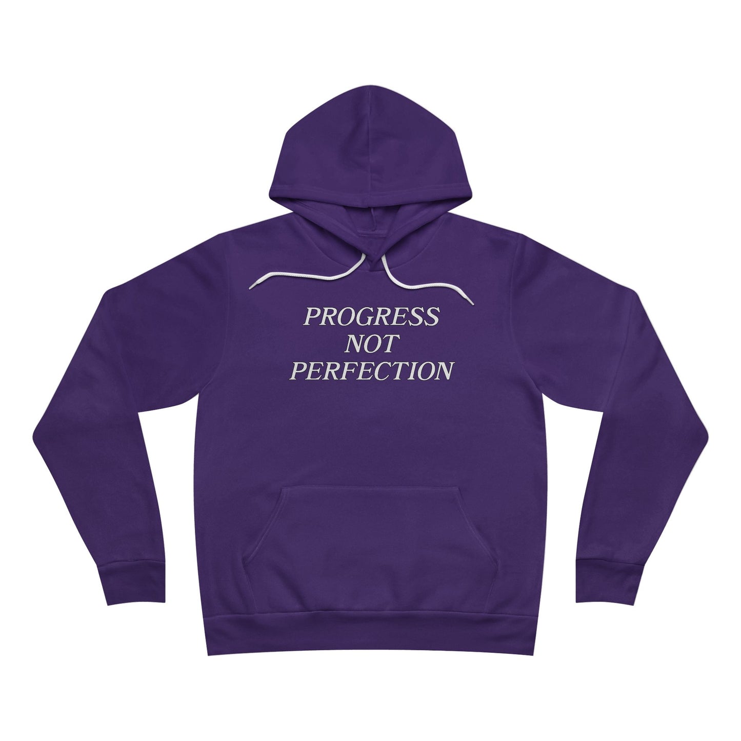 Progress Not Perfection Unisex Sponge Fleece Pullover Hoodie