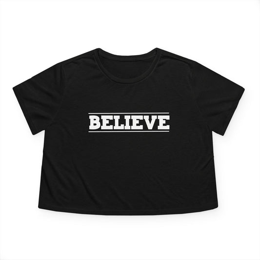 Believe Crop Tee
