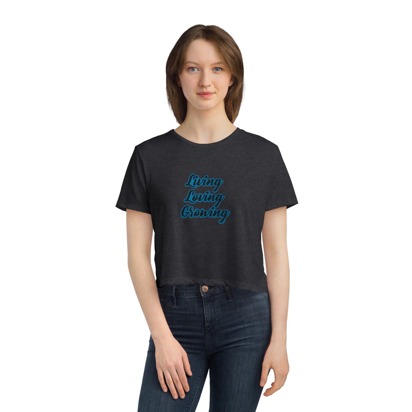 Living, Loving Grwoing Crop Tee