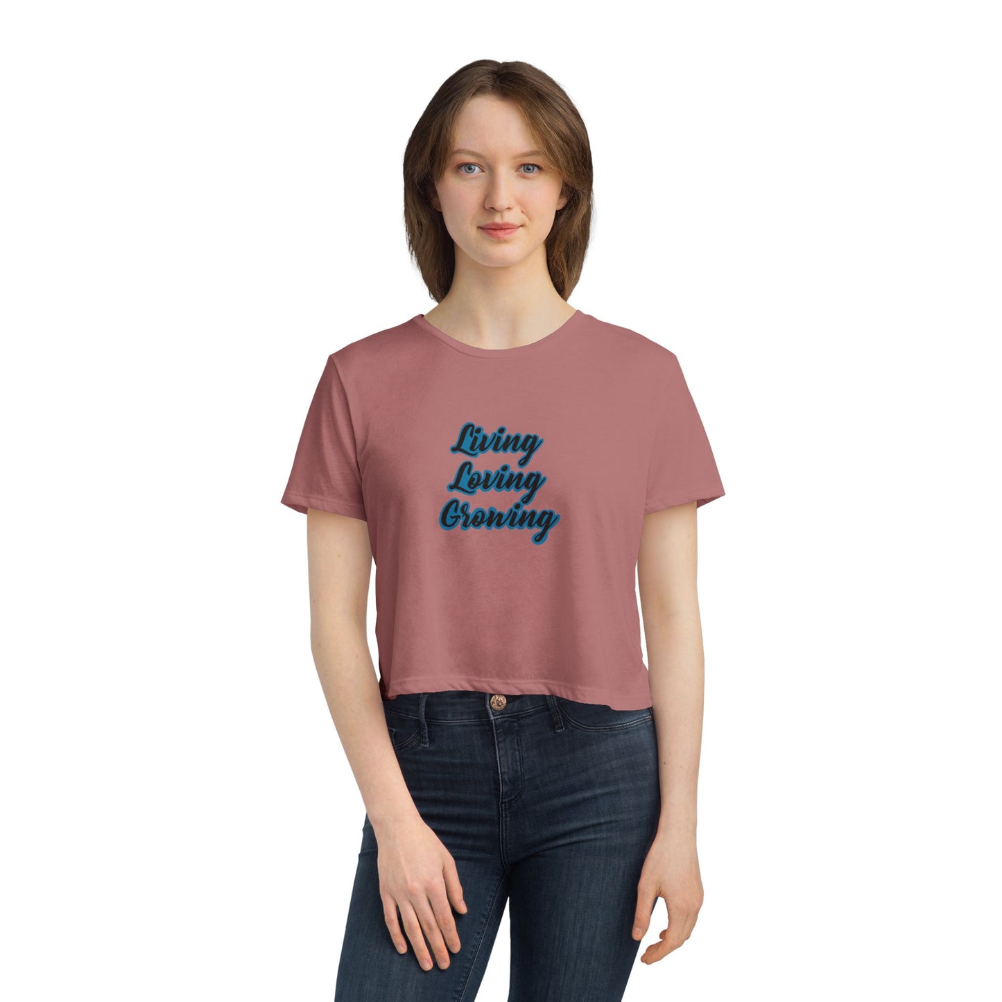Living, Loving Grwoing Crop Tee