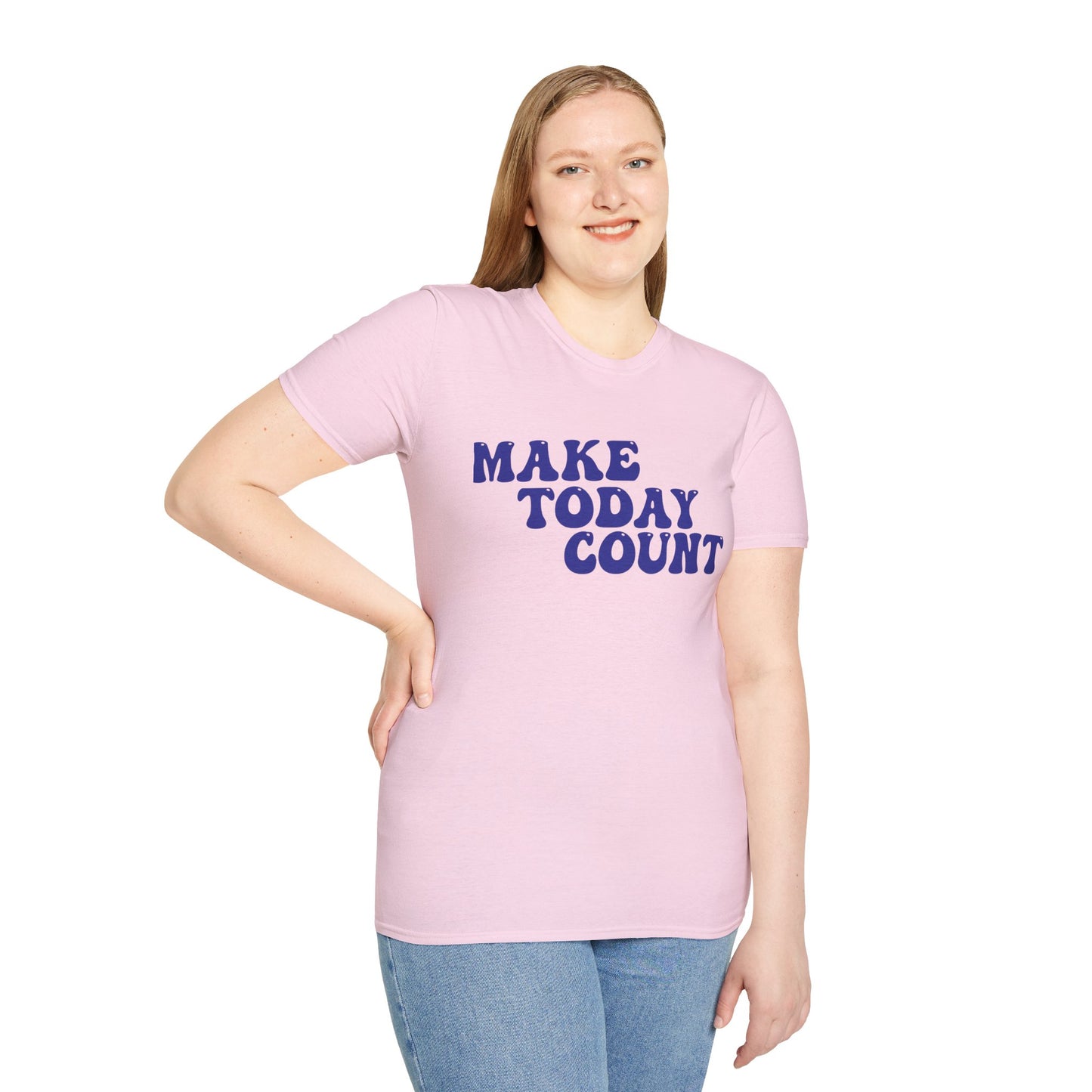 Make Today Count T-Shirt - Blue