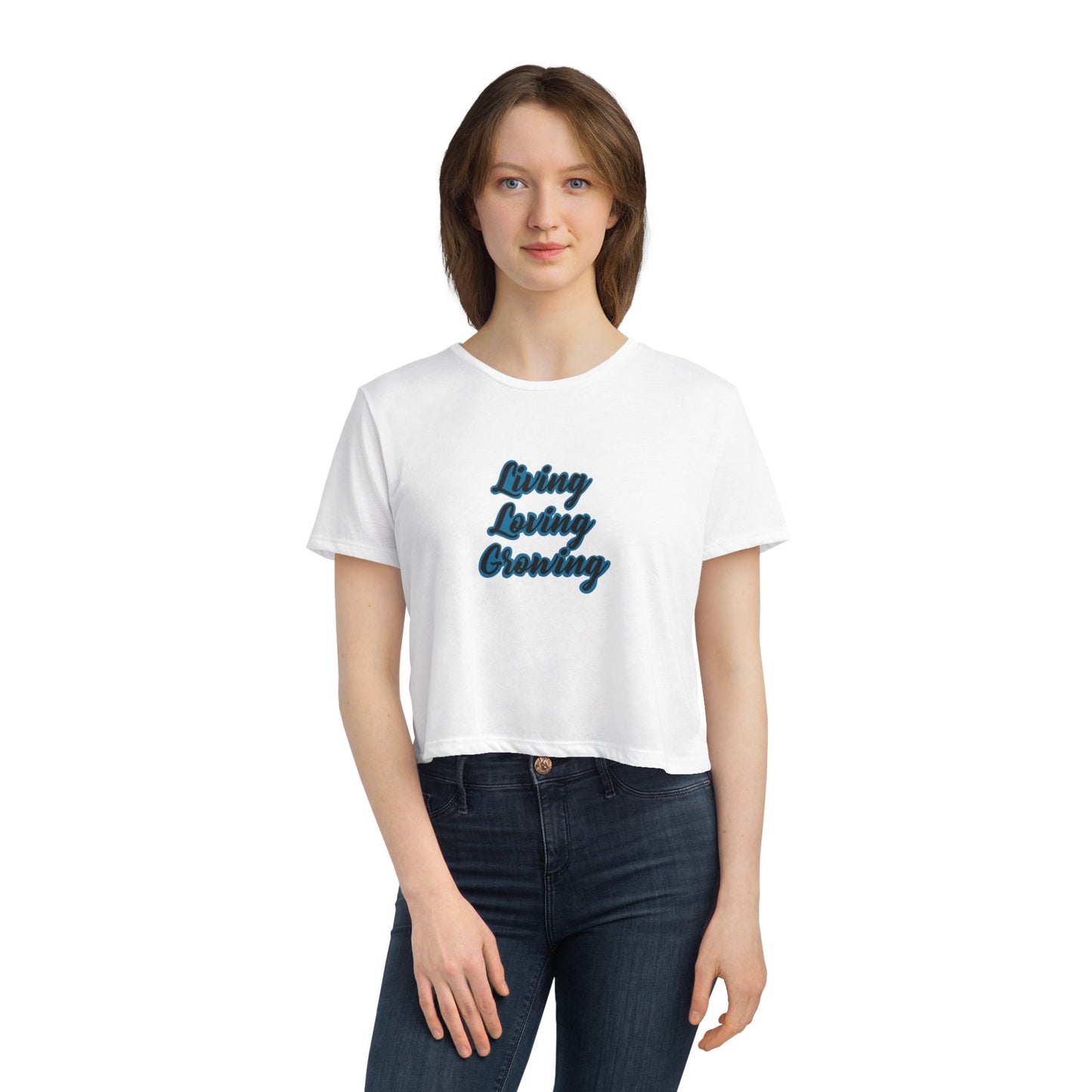 Living, Loving Grwoing Crop Tee