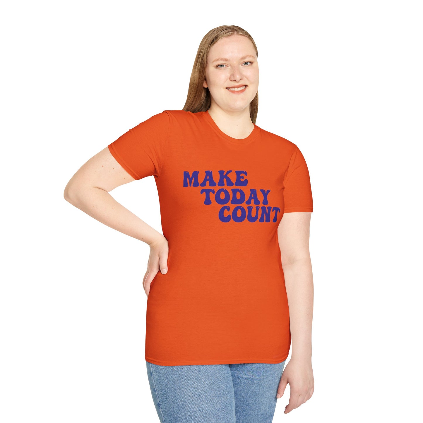 Make Today Count T-Shirt - Blue