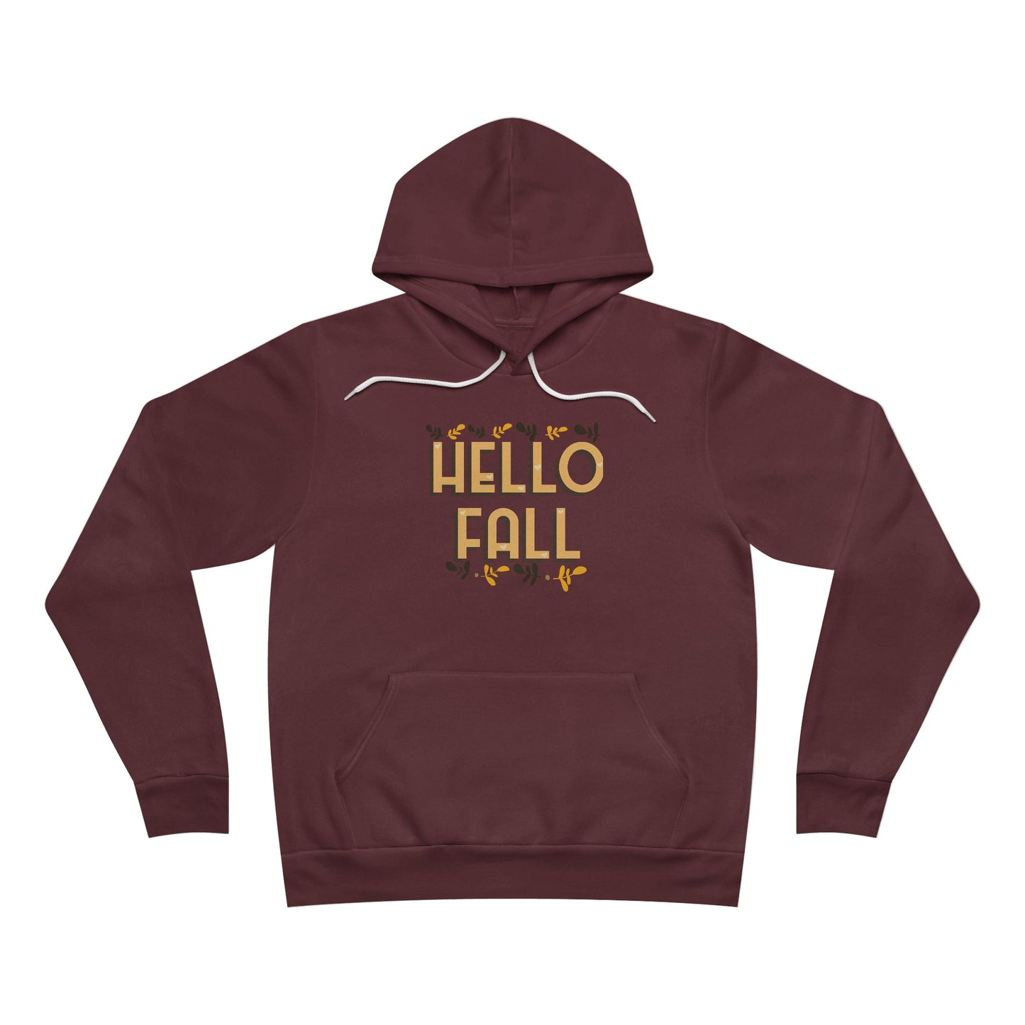 Hello Fall Sponge Fleece Pullover Hoodie