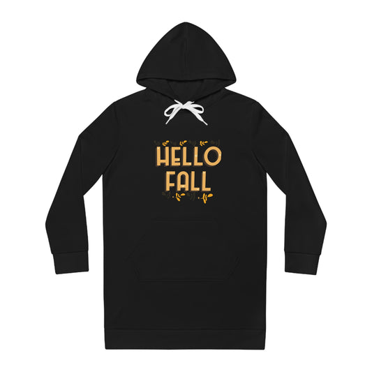 Hello Fall Hoodie Dress