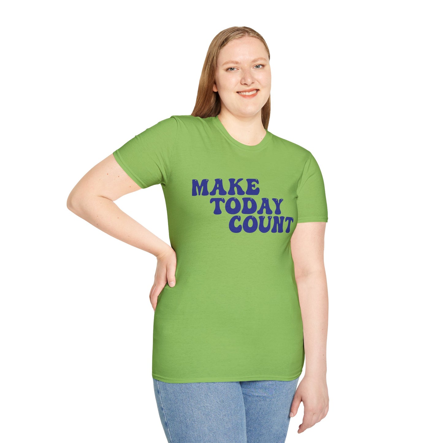 Make Today Count T-Shirt - Blue