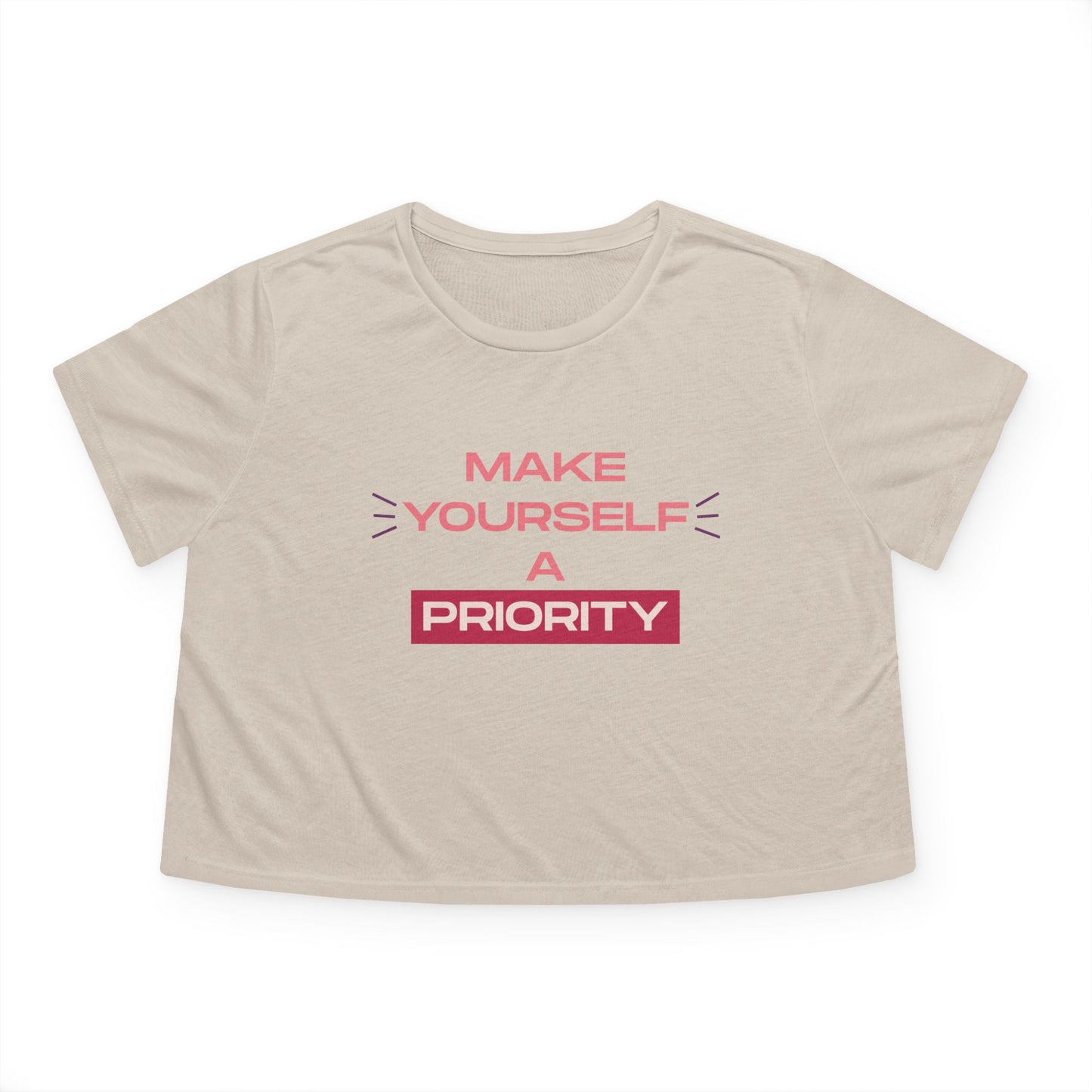Make Yourself A Priority Crop Tee