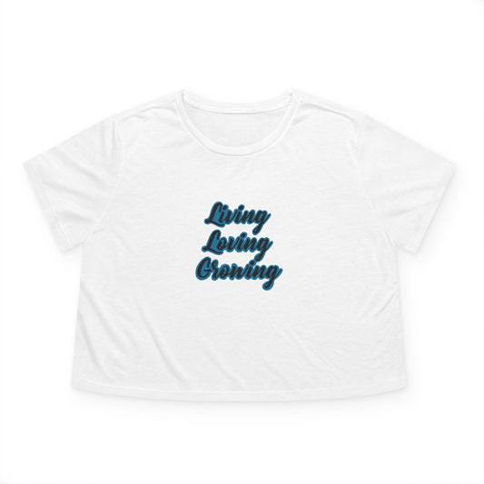 Living, Loving Grwoing Crop Tee