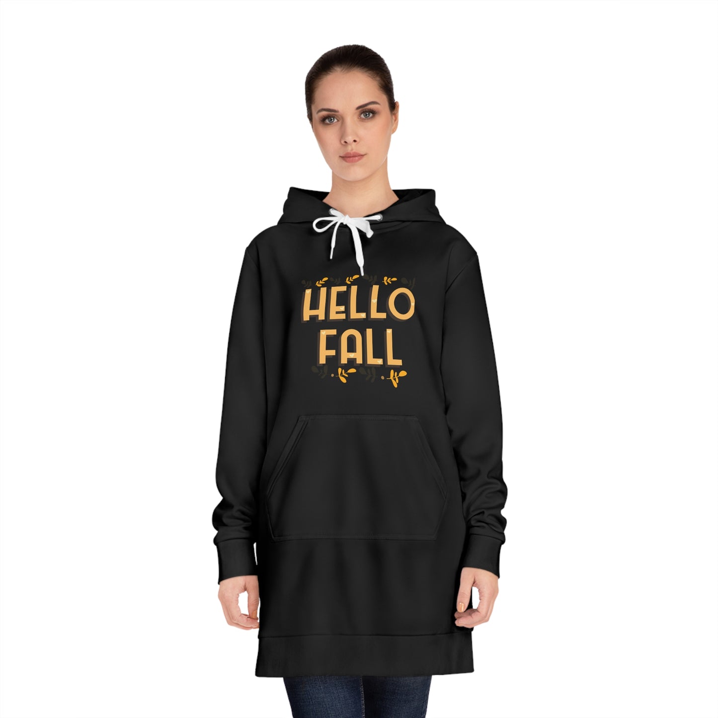 Hello Fall Hoodie Dress