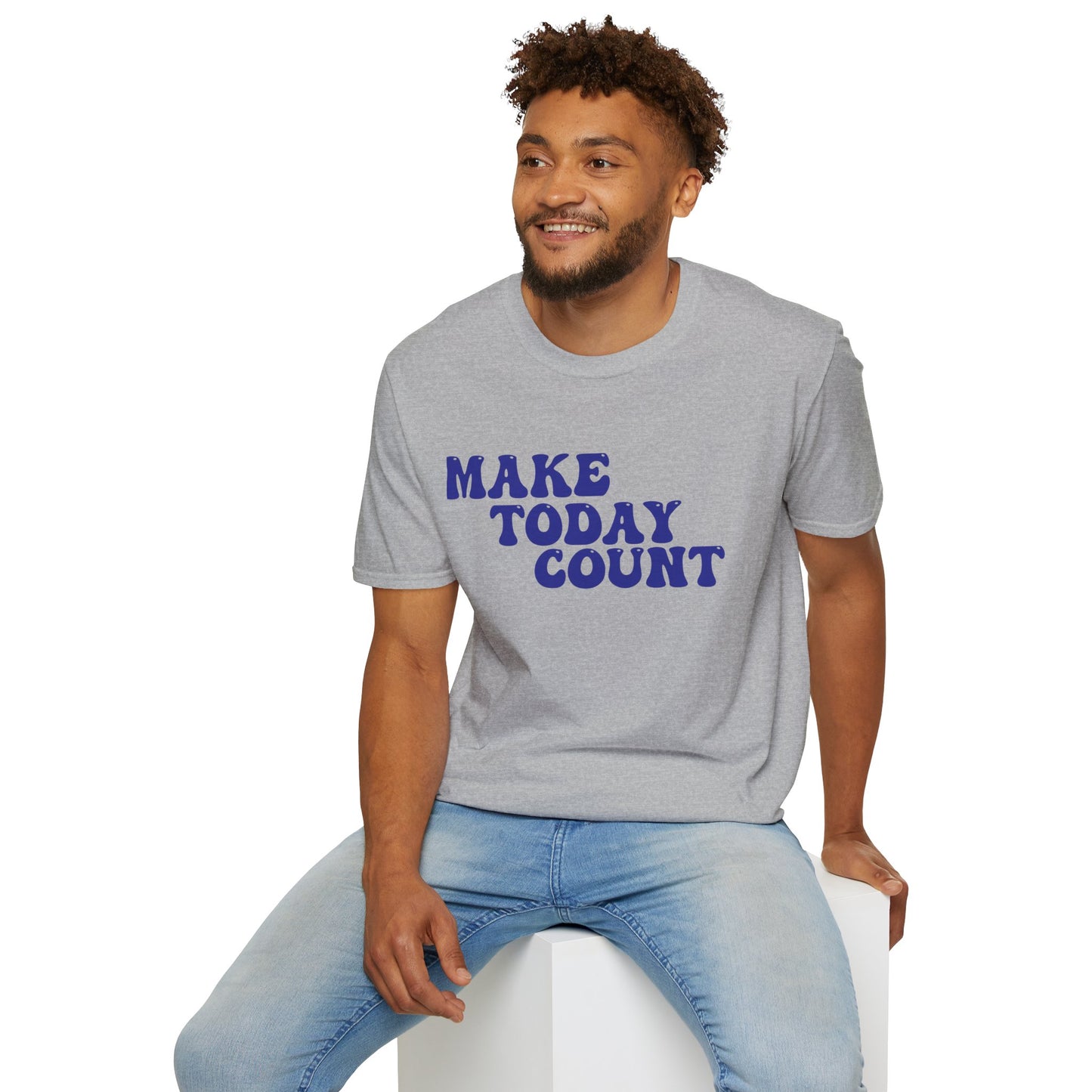 Make Today Count T-Shirt - Blue
