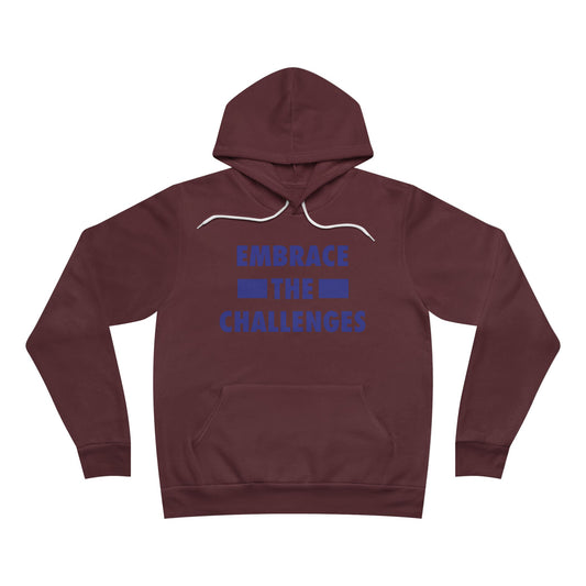 Embrace the Challenges Unisex Sponge Fleece Pullover Hoodie