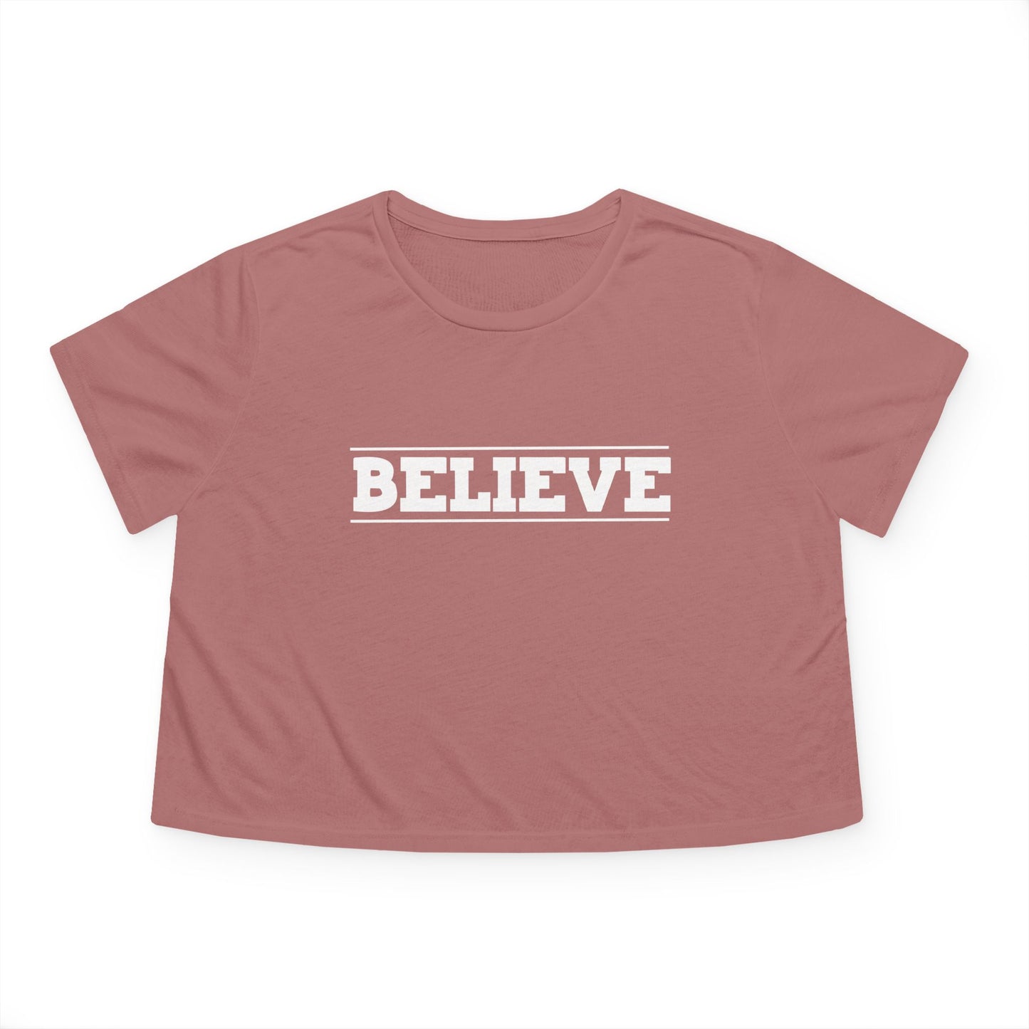 Believe Crop Tee
