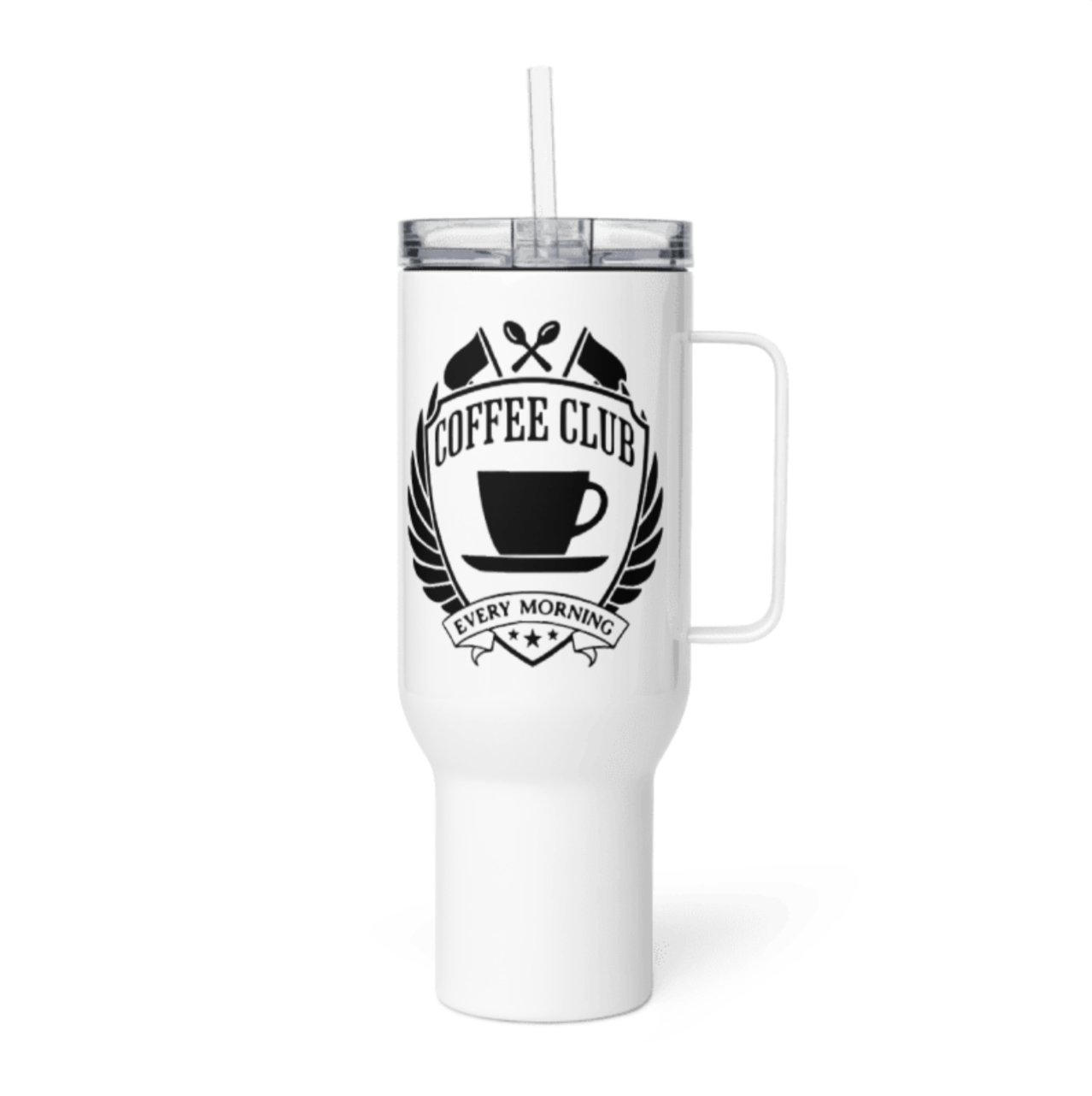 Coffee Club Travel Mug With Handle