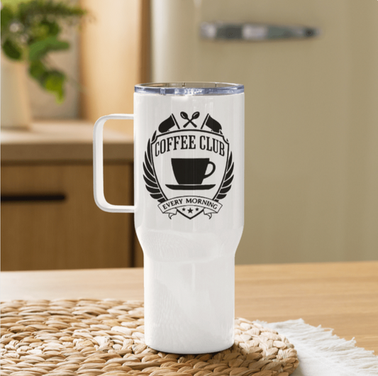 Coffee Club Travel Mug With Handle