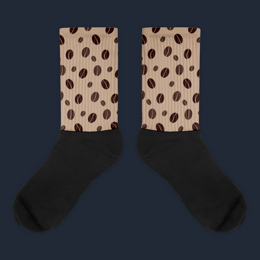 Coffee Beans Sublimated Socks