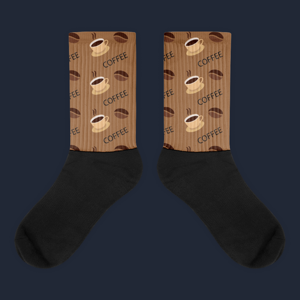 Coffee Sublimated Socks