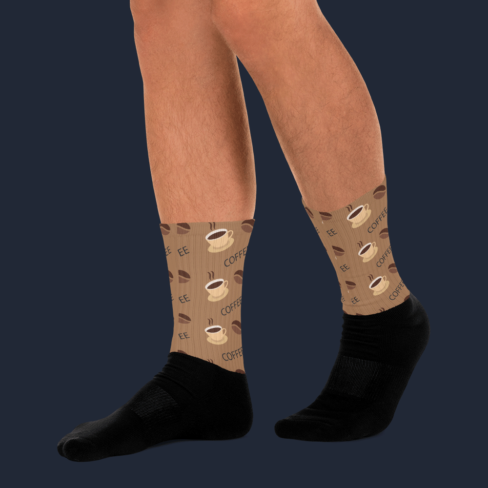 Coffee Sublimated Socks