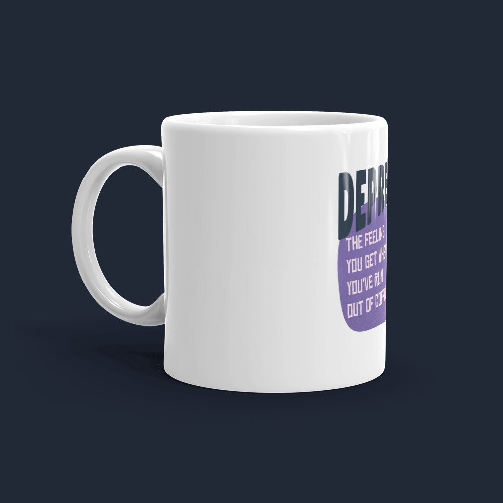 Depresso Coffee Mug Cute