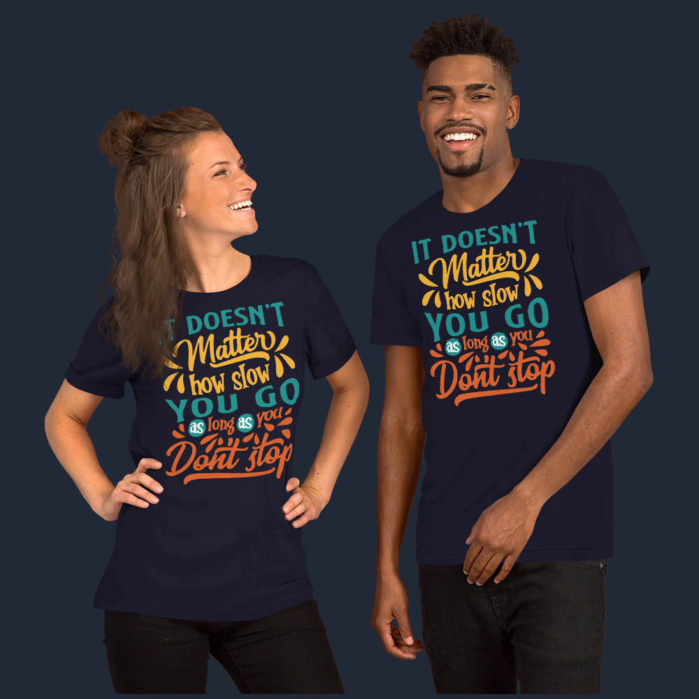 Don't Stop Unisex Gym T-shirt For Men