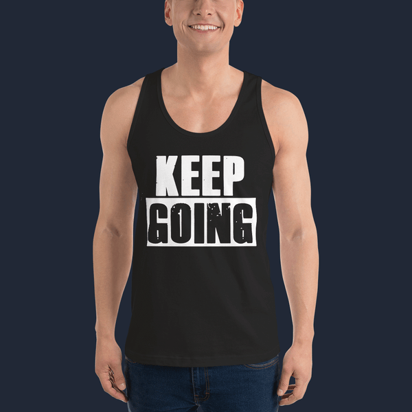 Keep Going Fitness Tank Tops Mens