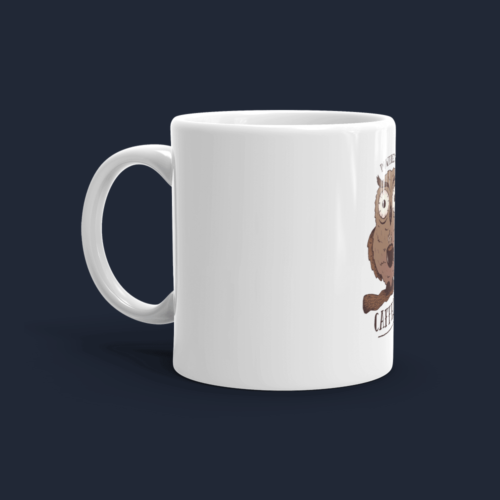 Powered by Caffeine Personalised Coffee Mug