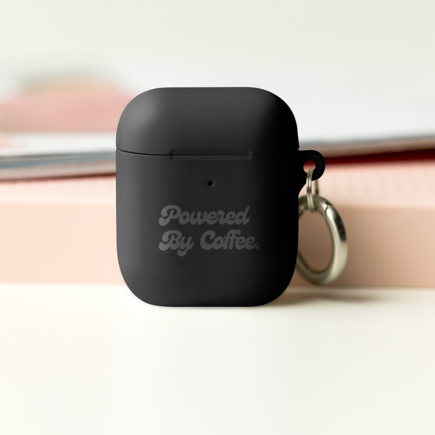 Powered By Coffee AirPods case (Grey)