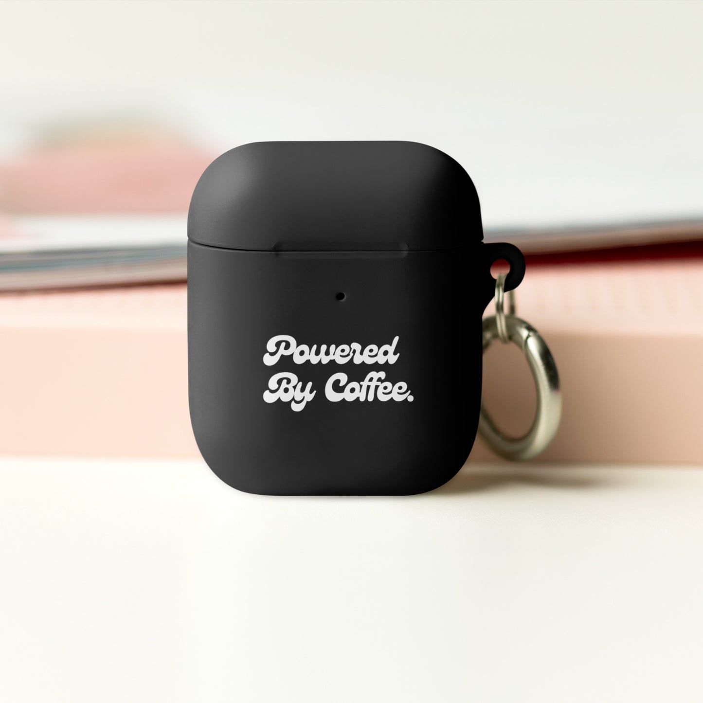 Powered By Coffee AirPods case (White)