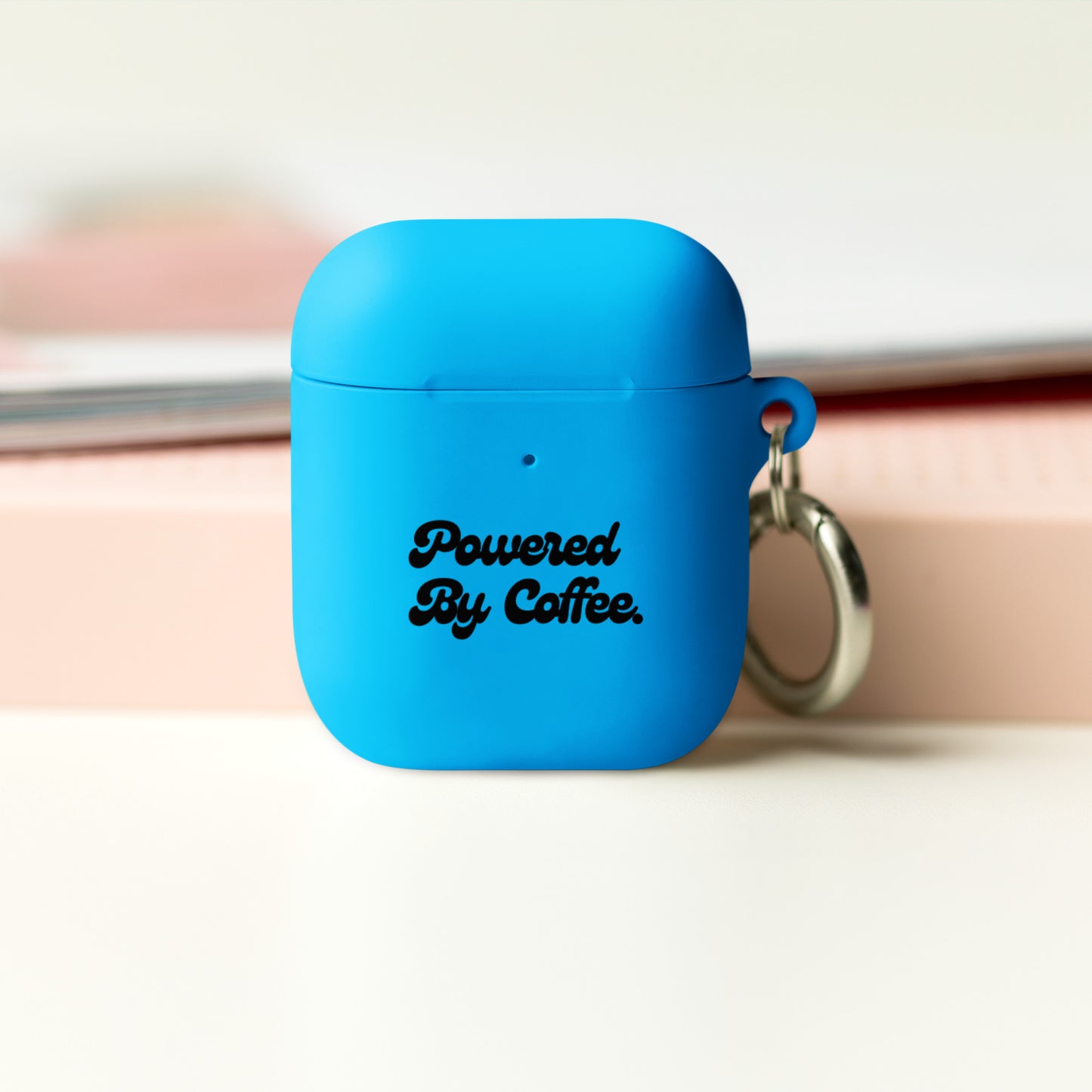 Powered By Coffee AirPods case (Black)