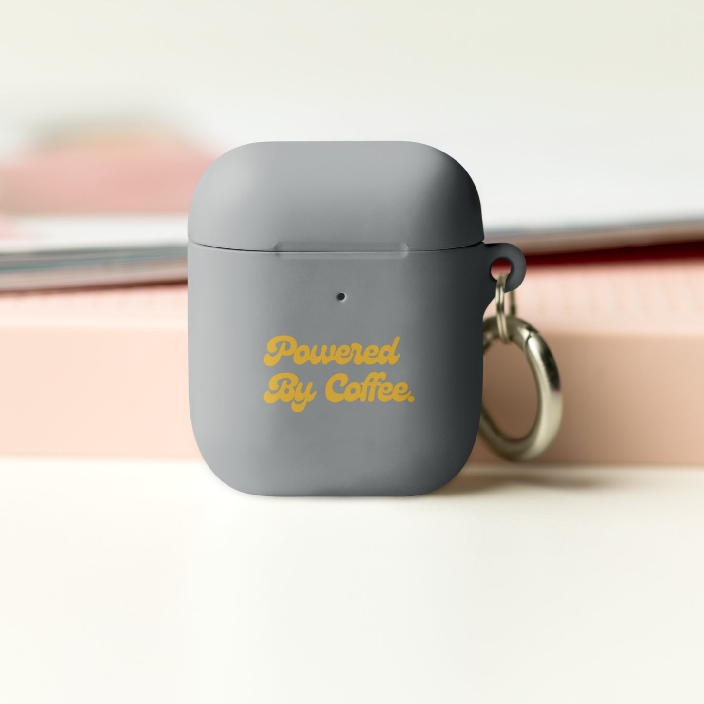 Powered By Coffee AirPods case (Yellow)
