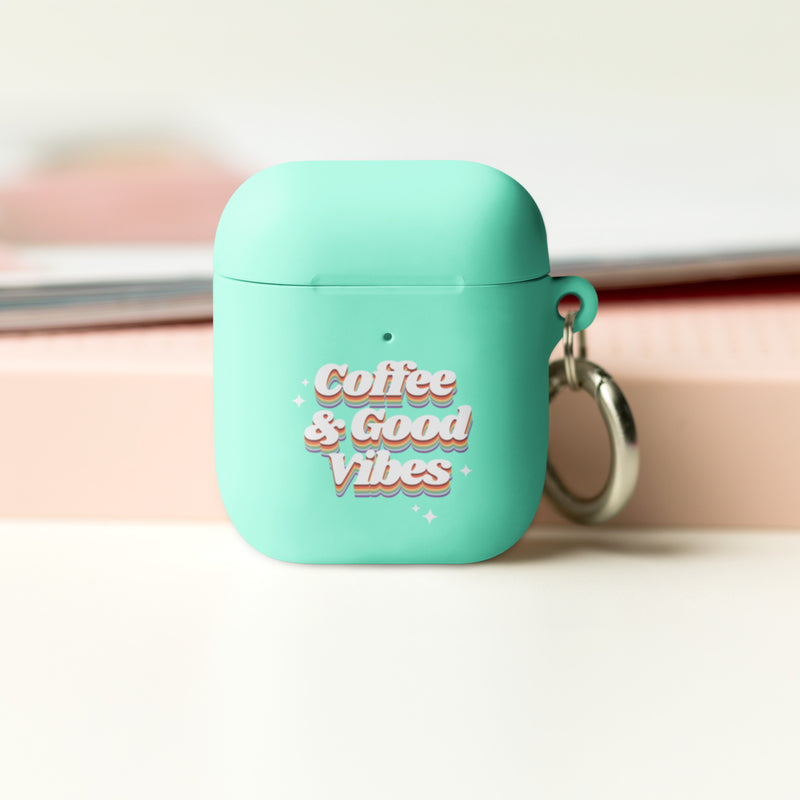 Coffee & Good Vibes AirPods case