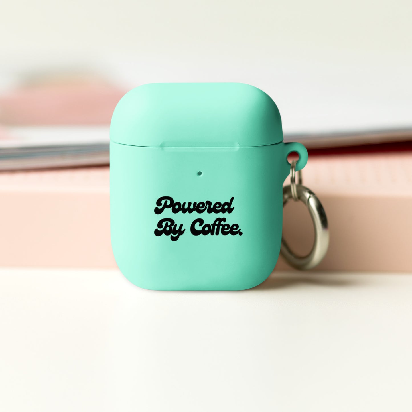 Powered By Coffee AirPods case (Black)