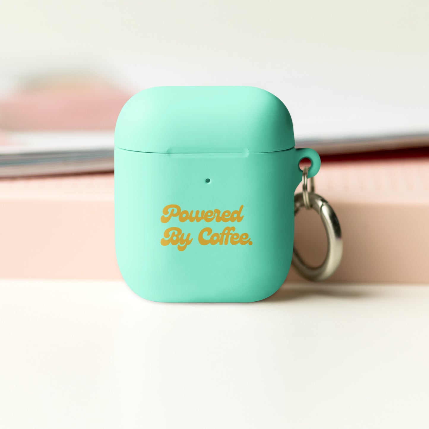 Powered By Coffee AirPods case (Yellow)