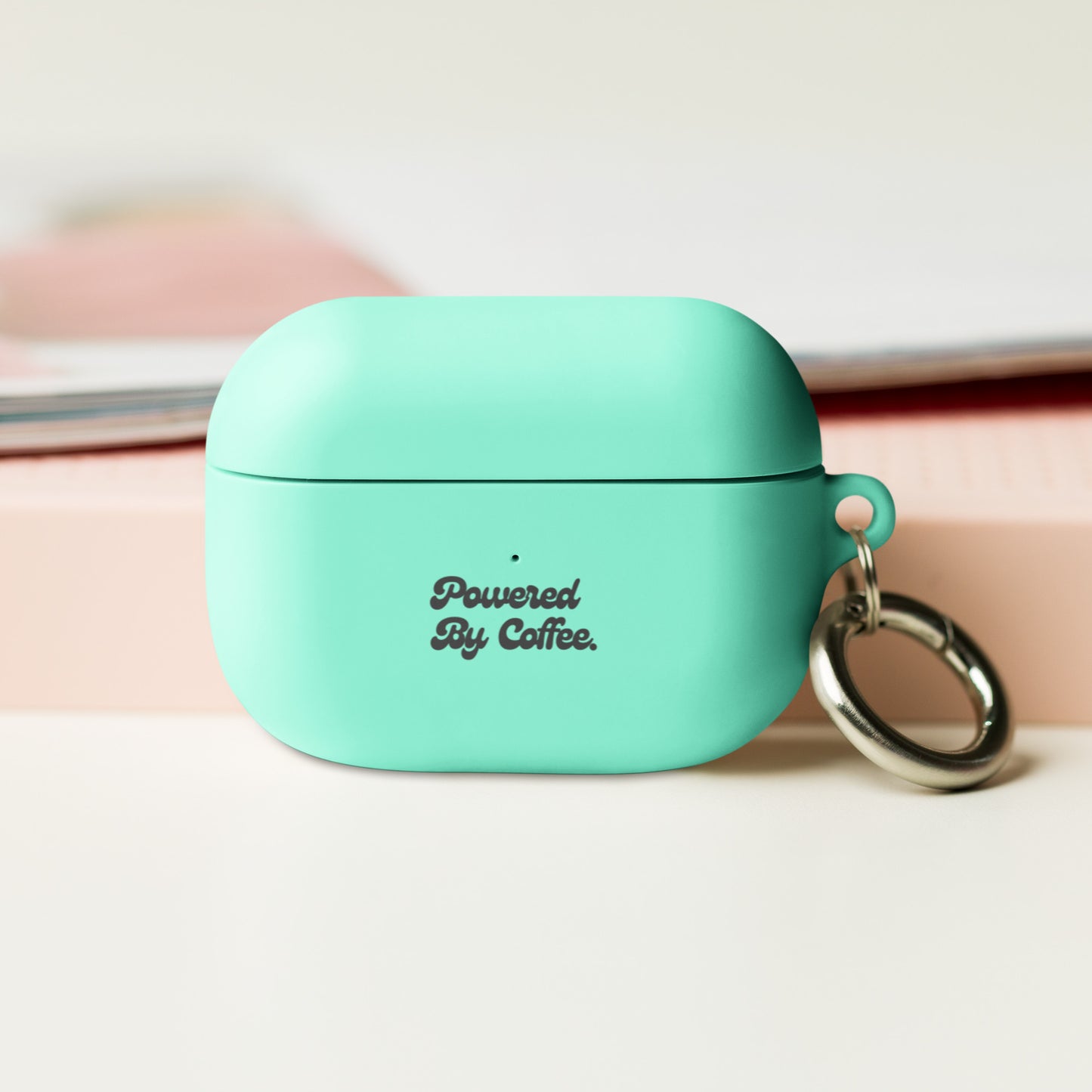 Powered By Coffee AirPods case (Grey)
