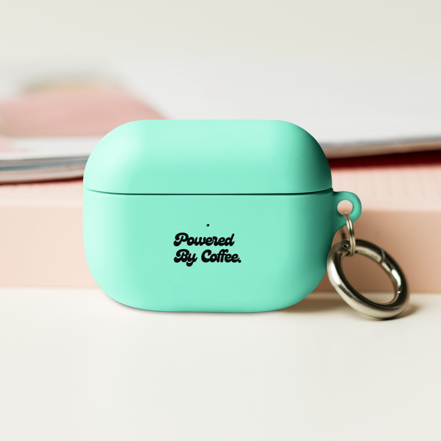 Powered By Coffee AirPods case (Black)