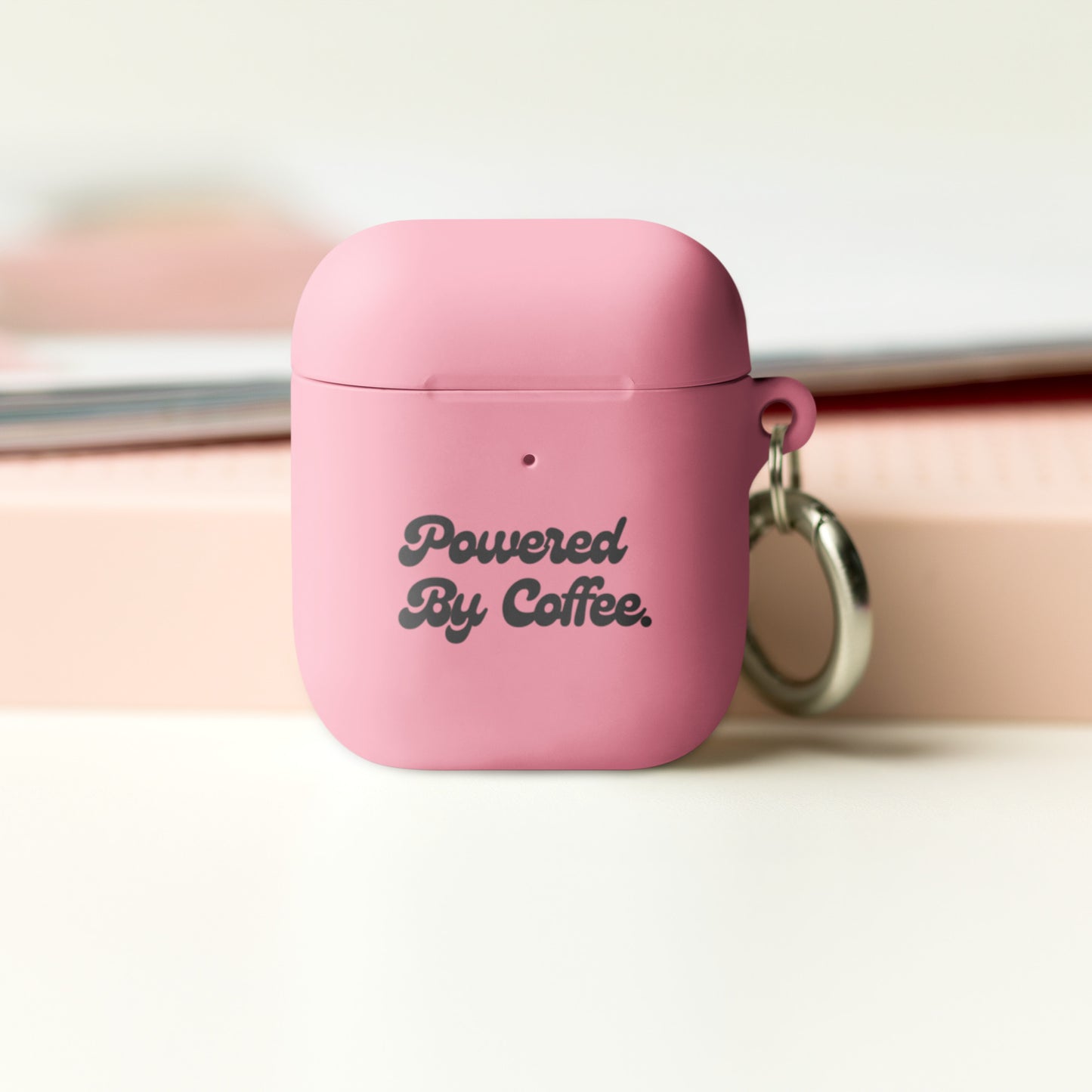 Powered By Coffee AirPods case (Grey)