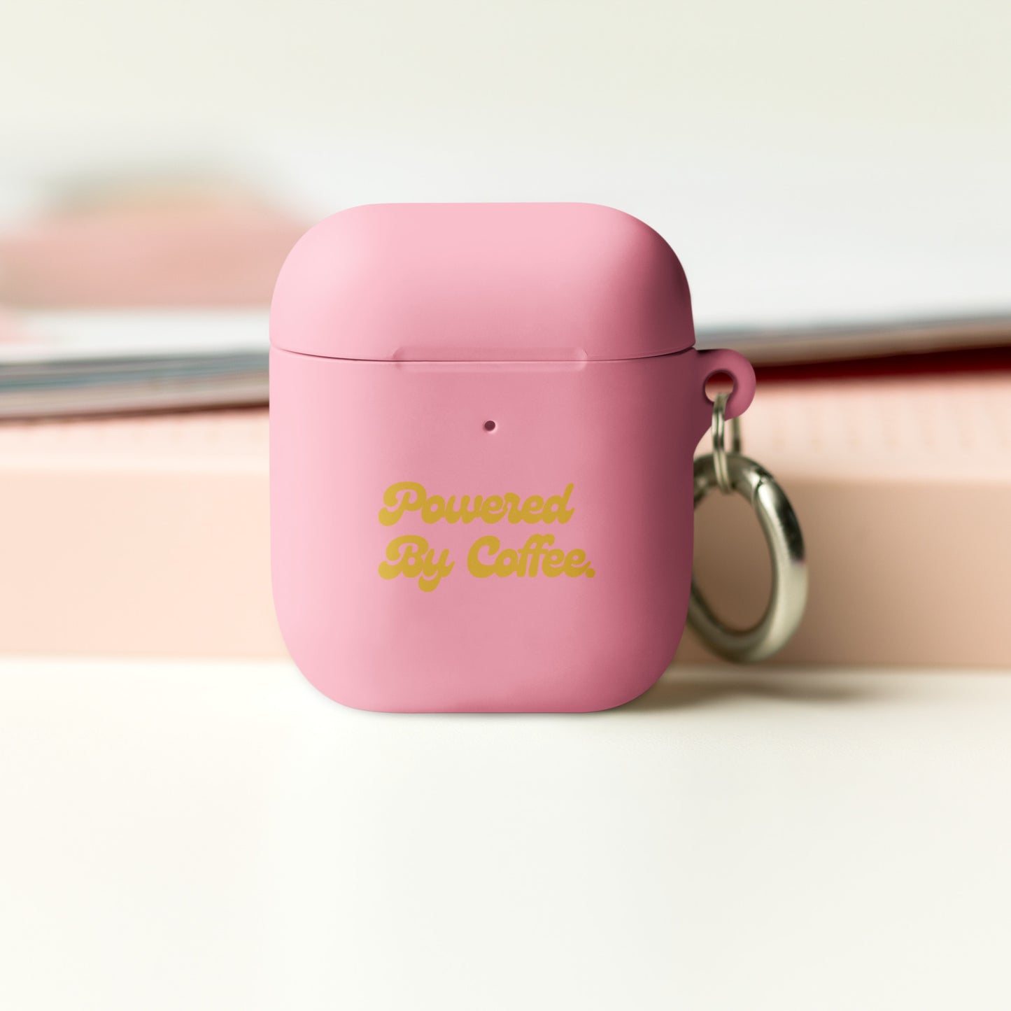 Powered By Coffee AirPods case (Yellow)