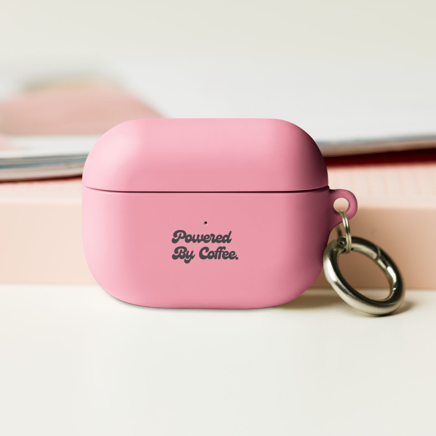 Powered By Coffee AirPods case (Grey)