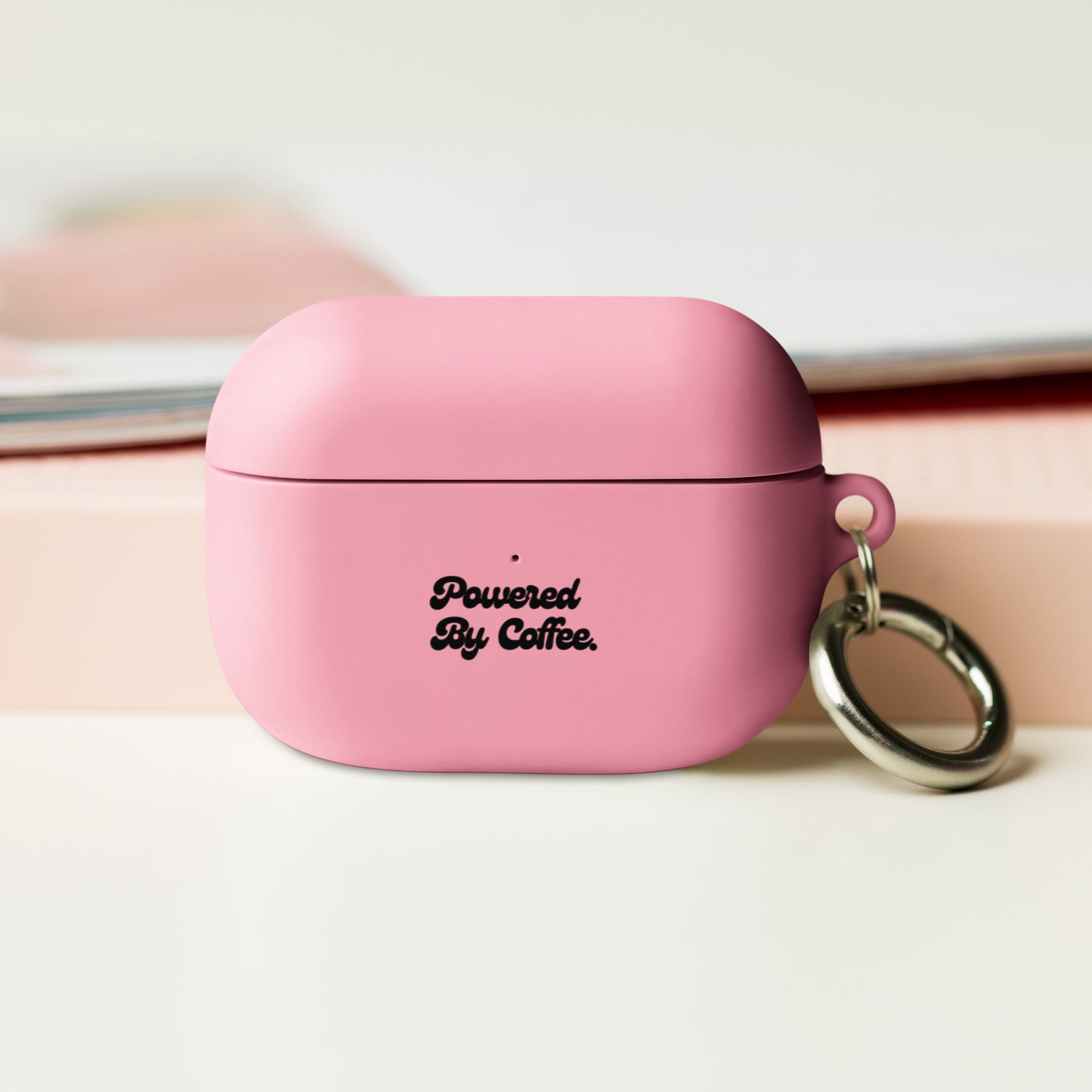 Powered By Coffee AirPods case (Black)