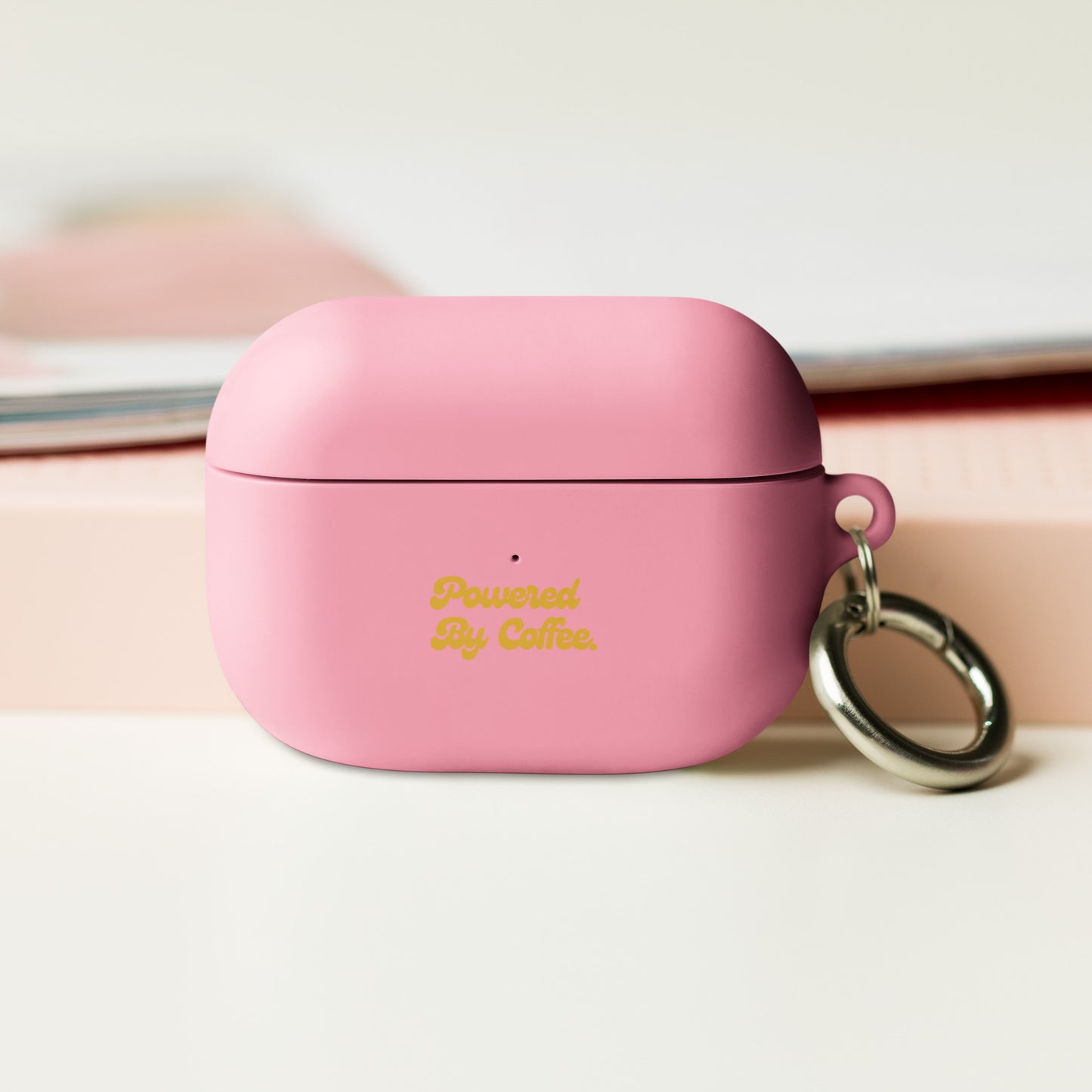 Powered By Coffee AirPods case (Yellow)