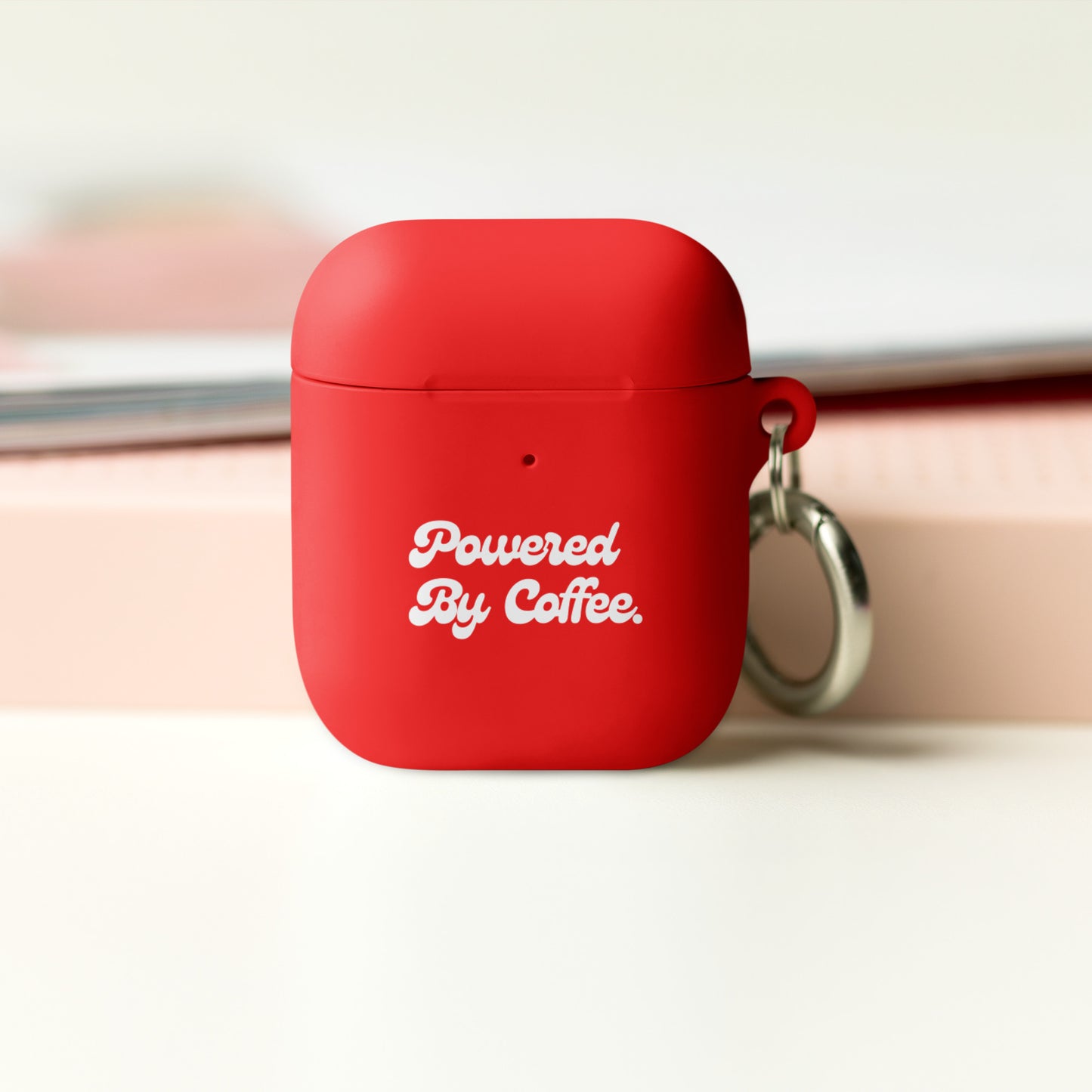 Powered By Coffee AirPods case (White)
