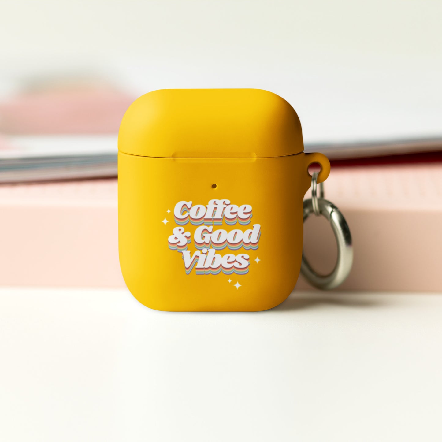 Coffee & Good Vibes AirPods case
