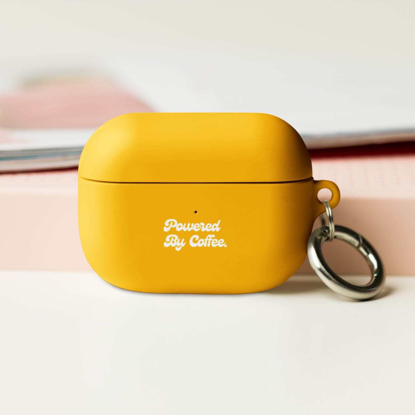 Powered By Coffee AirPods case (White)
