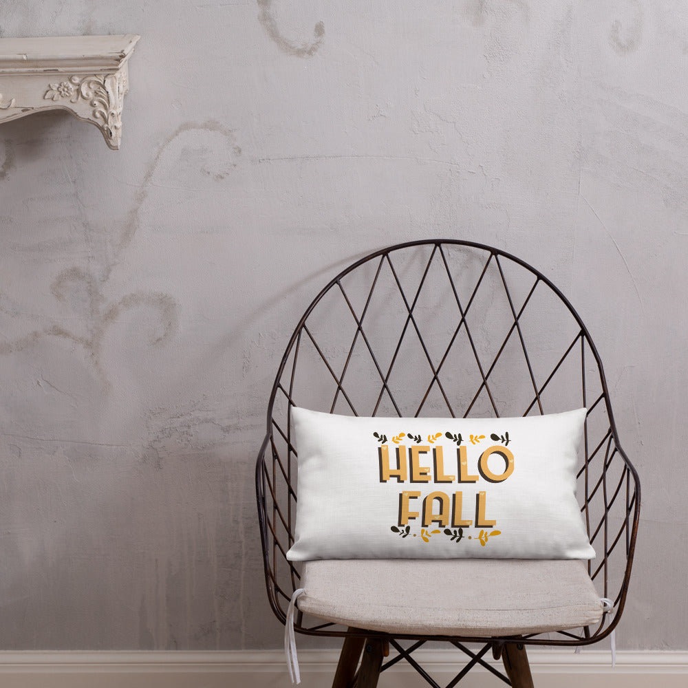 Hello Fall Premium Pillow